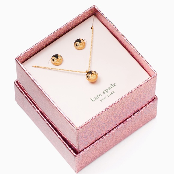 kate spade Jewelry - 🎁kate spade Penguin 🐧 Pendant & Studs w/gift box
